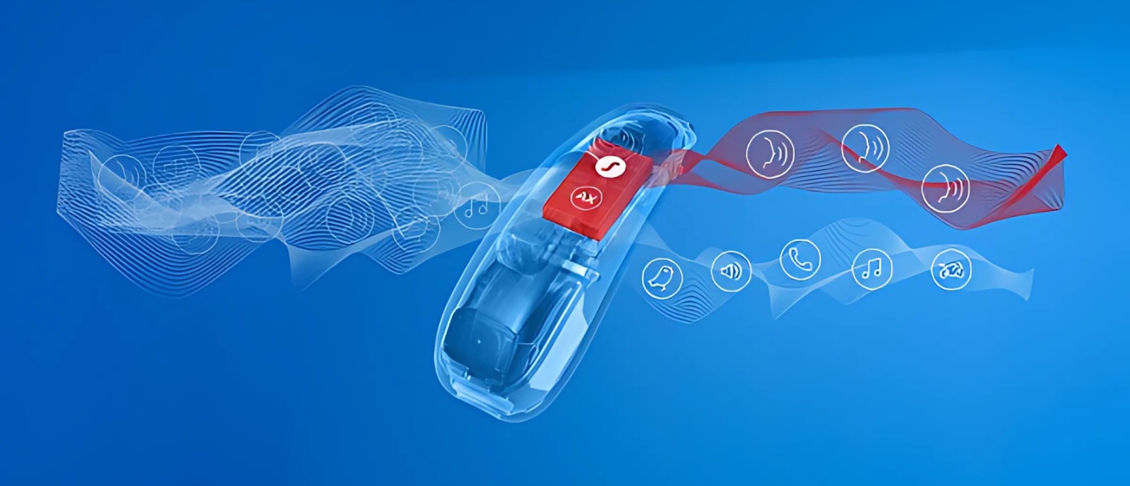 Better Speech Clarity in Noise with Advanced Hearing Aids | Aanvii Hearing Man using hearing aid with clear speech in noisy background for better hearing in 2025